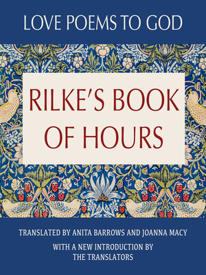 cover image of Rilke's Book of Hours